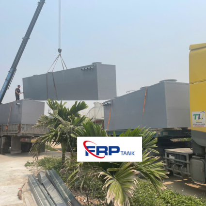 Bể tự hoại FRP 10m3, 20m3, 30m3